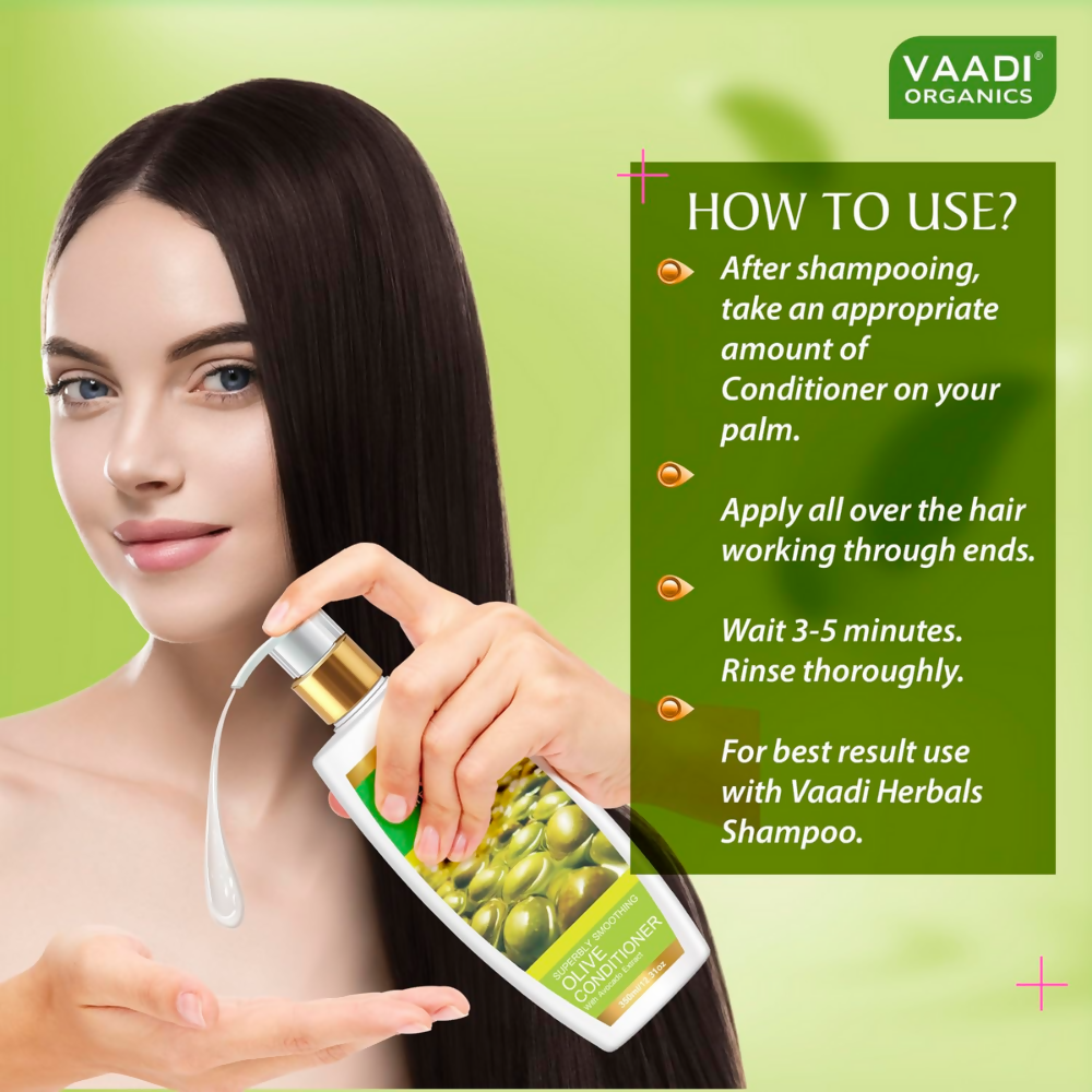 Vaadi Herbals Amla Shikakai Hair Fall and Damage Control Shampoo & Olive Conditioner | Grocsy