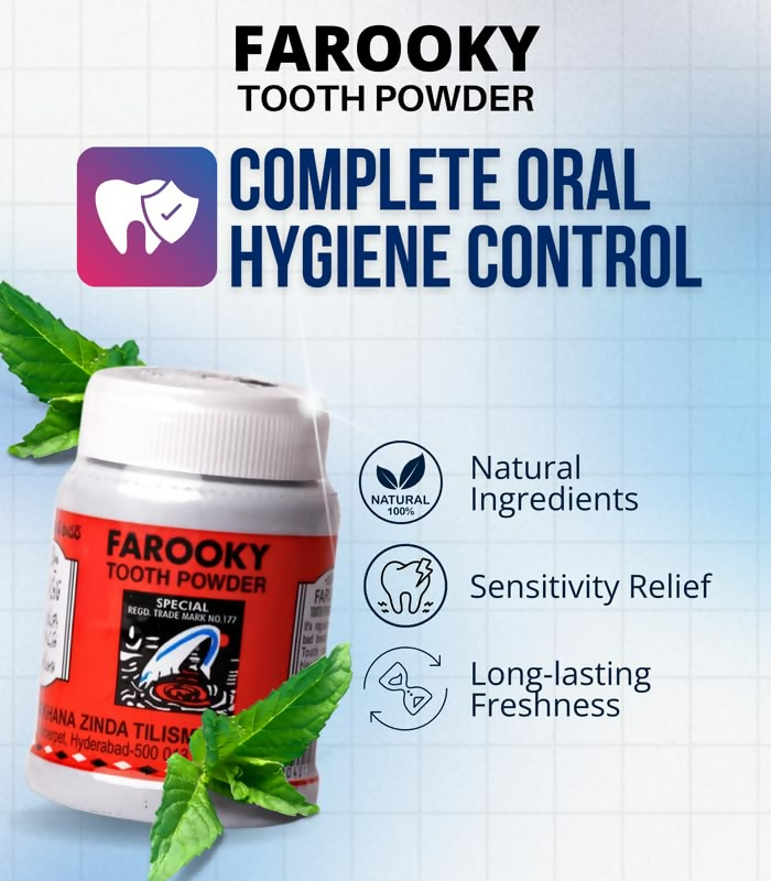 Zinda Tilismath Farooky Tooth Powder | Grocsy