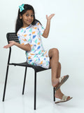 Chilins Kids Boys Girls Cotton Co-ord set Printed | Grocsy