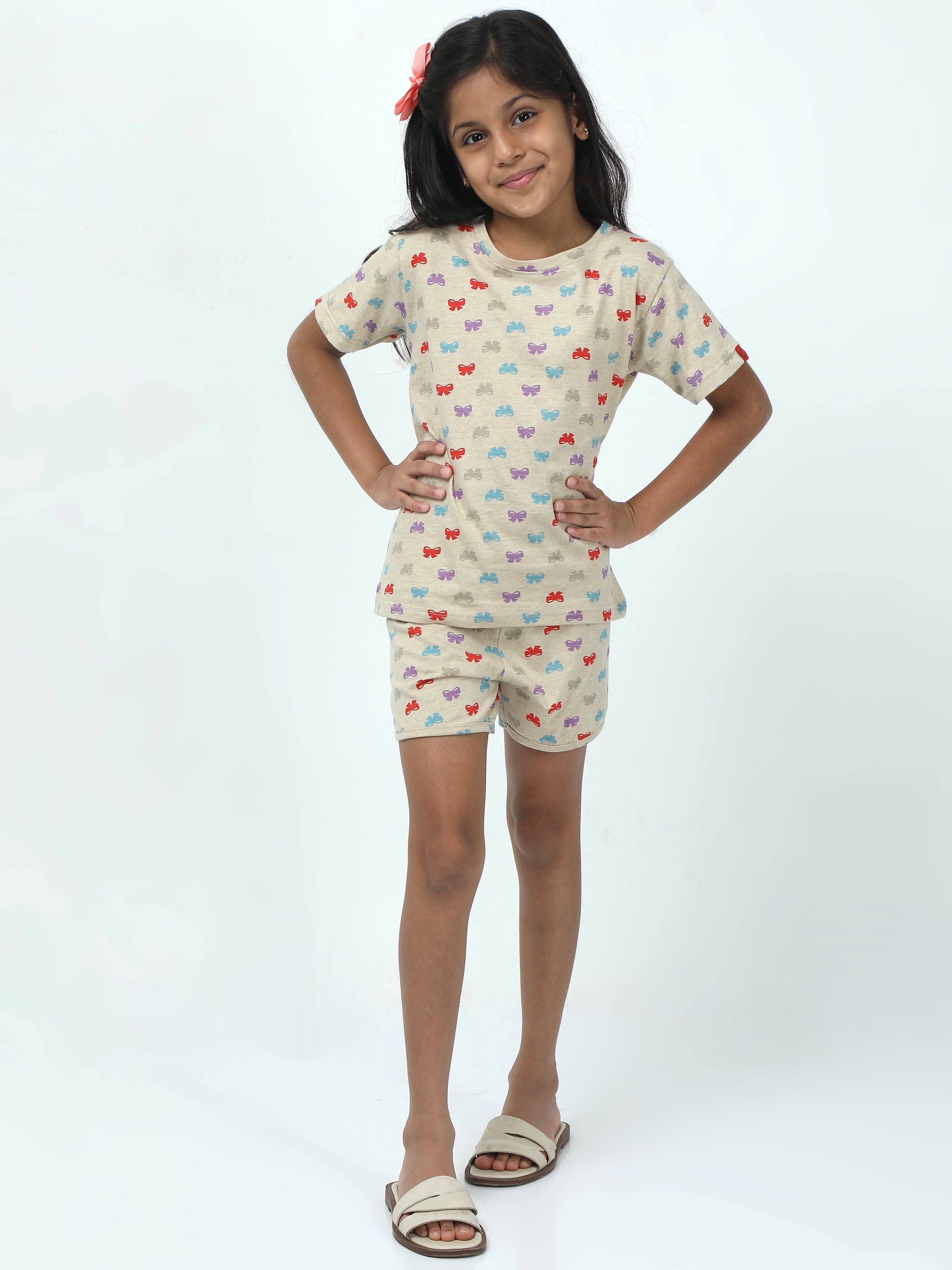 Chilins Kids Boys Girls Cotton Co-ord set Printed | Grocsy