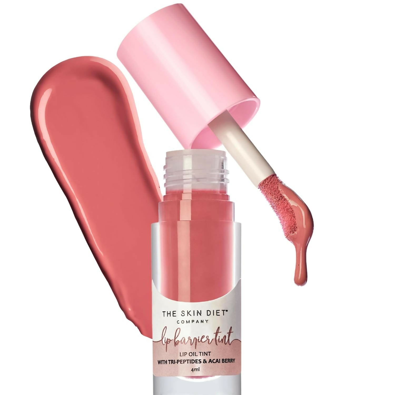 The Skin Diet Company Lip Barrier Tint Pink Affair - Nude Pink | Grocsy