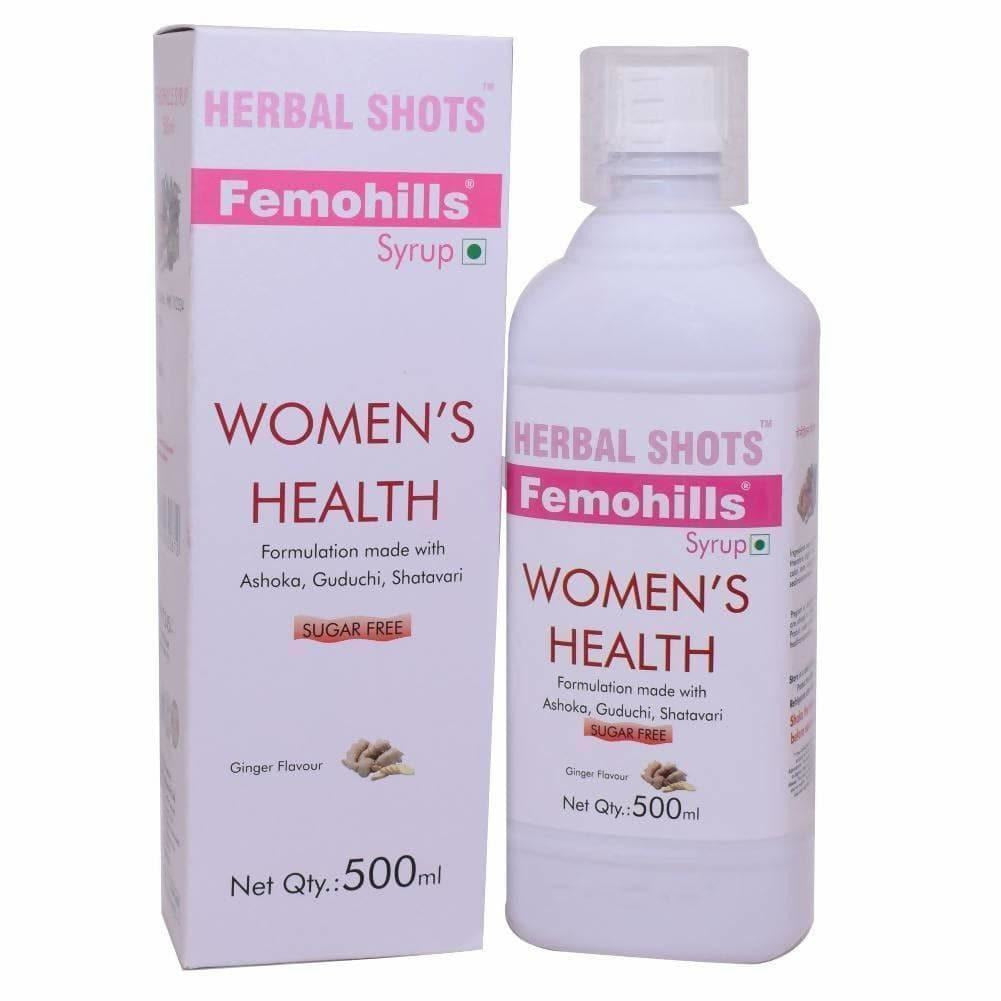 Herbal Shots Ayurveda Femohills Syrup | Grocsy
