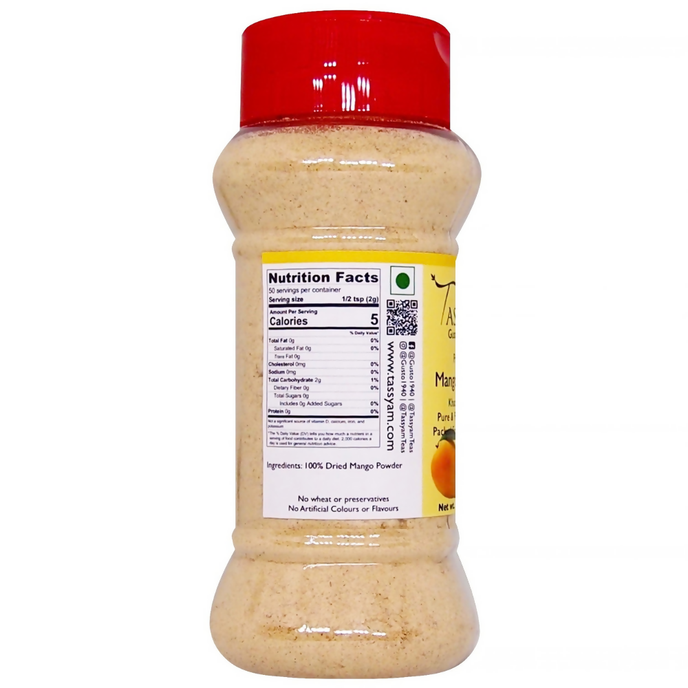 Tassyam Organics Amchur - Dry Mango Powder | Grocsy
