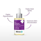 The Derma Co 2% Kojic Acid Face Serum & 1% Hyaluronic Sunscreen Aqua Gel SPF 50 Combo | Grocsy