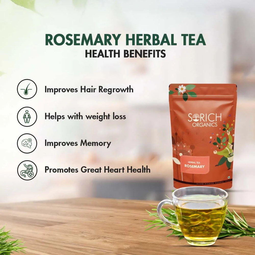 Sorich Organics Rosemary Herbal Tea | Grocsy