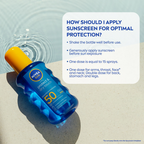 Nivea Sun Dry Touch SPF 50, Transparent Sunscreen Spray | Grocsy