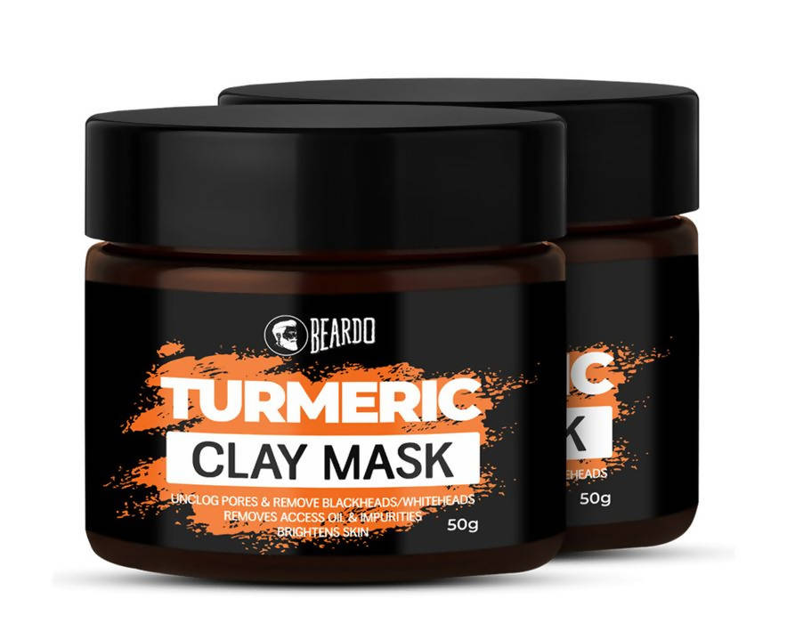 Beardo Turmeric Clay Mask | Grocsy