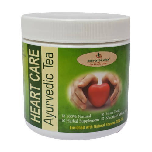 Deep Ayurveda Heart Care Ayurvedic Tea Powder | Grocsy