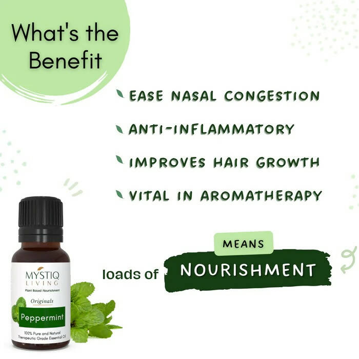 Mystiq Living Originals Peppermint Essential Oil | Grocsy