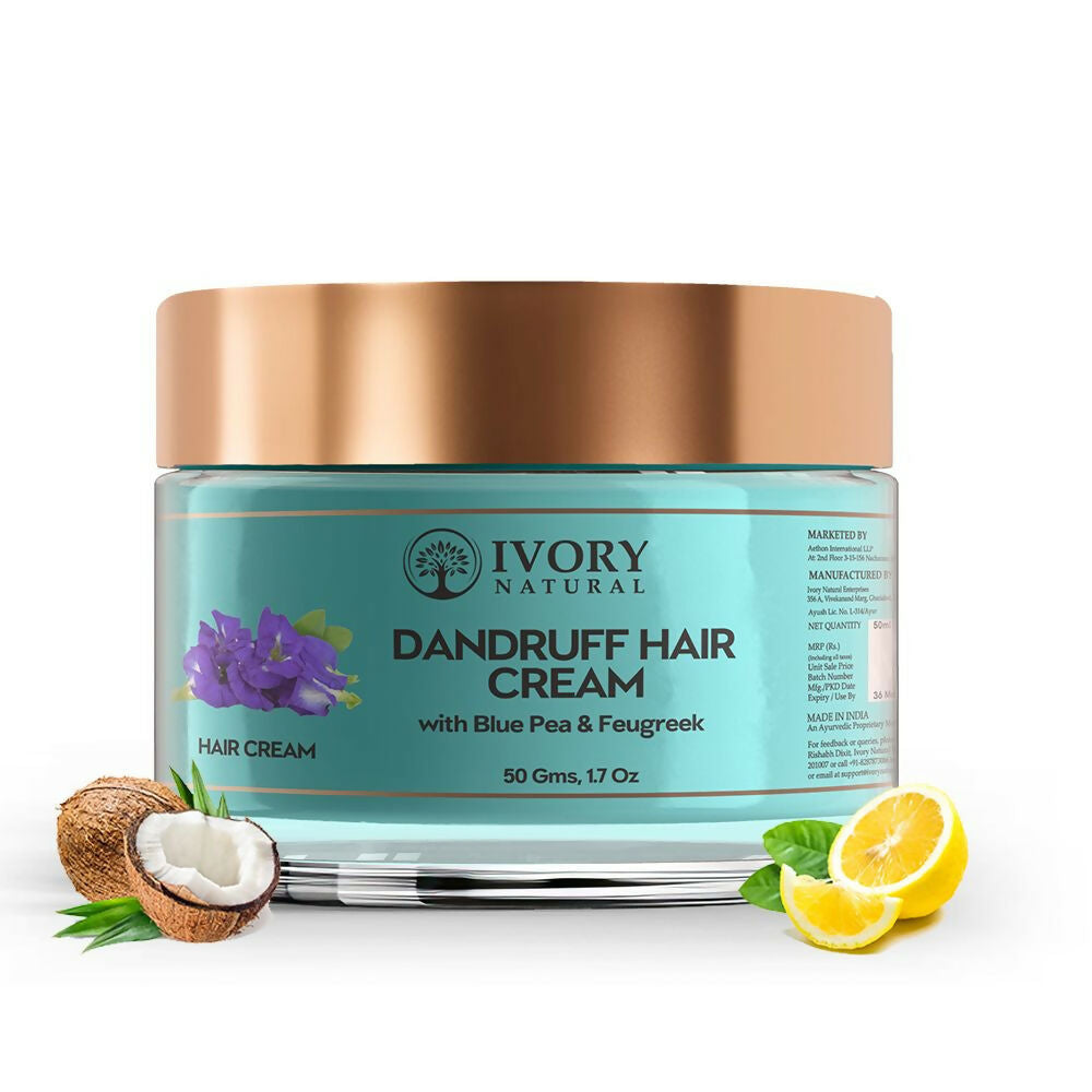 Ivory Natural Dandruff Hair Cream For Dandruff, And Nourishing Dry Scalp | Grocsy