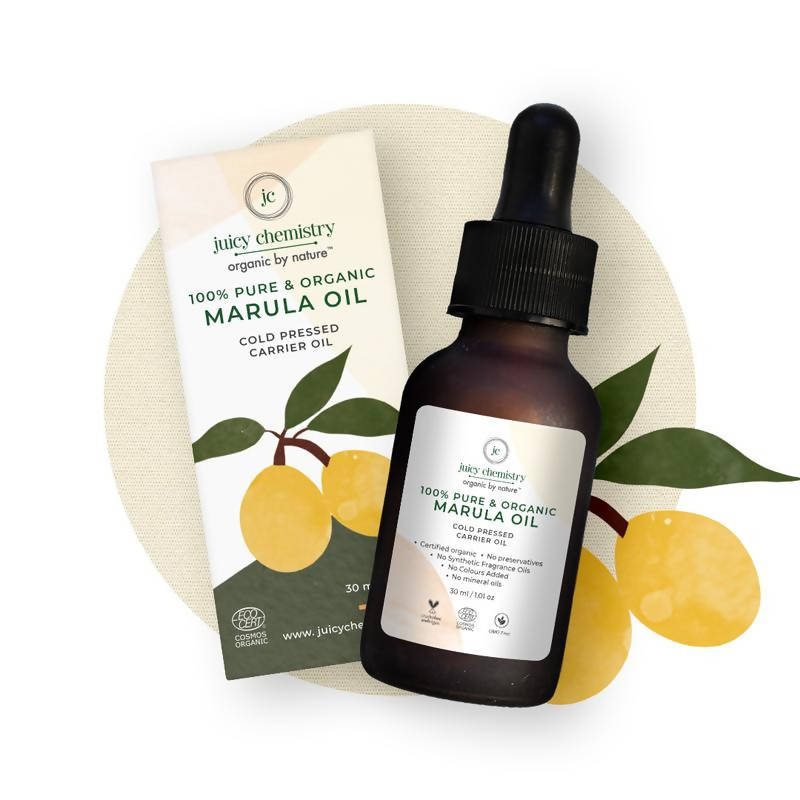 Juicy Chemistry Cold Pressed Marula Carrier Oil | Grocsy