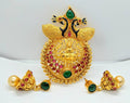 Multicolor Kemp Temple Pendant Set | Grocsy