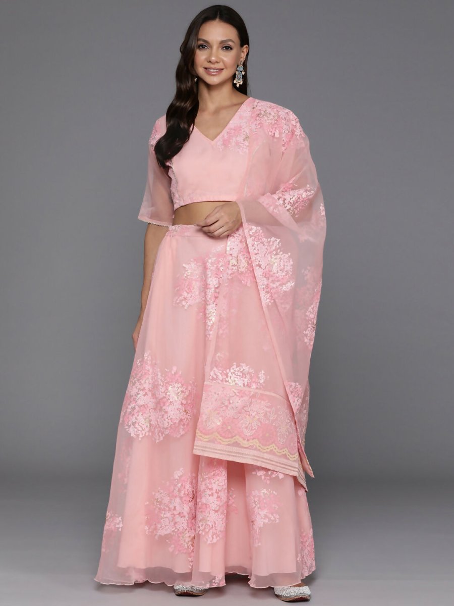 Ahalyaa women's wear Traditional wear lehenga choli - Pink | Grocsy