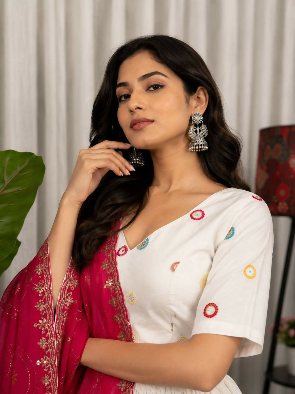 Lehenga Mart White Designer Navratri Lehenga Choli for Women | Grocsy