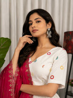 Lehenga Mart White Designer Navratri Lehenga Choli for Women | Grocsy