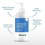 The Derma Co Glowing & Smooth Skincare Kit | Grocsy