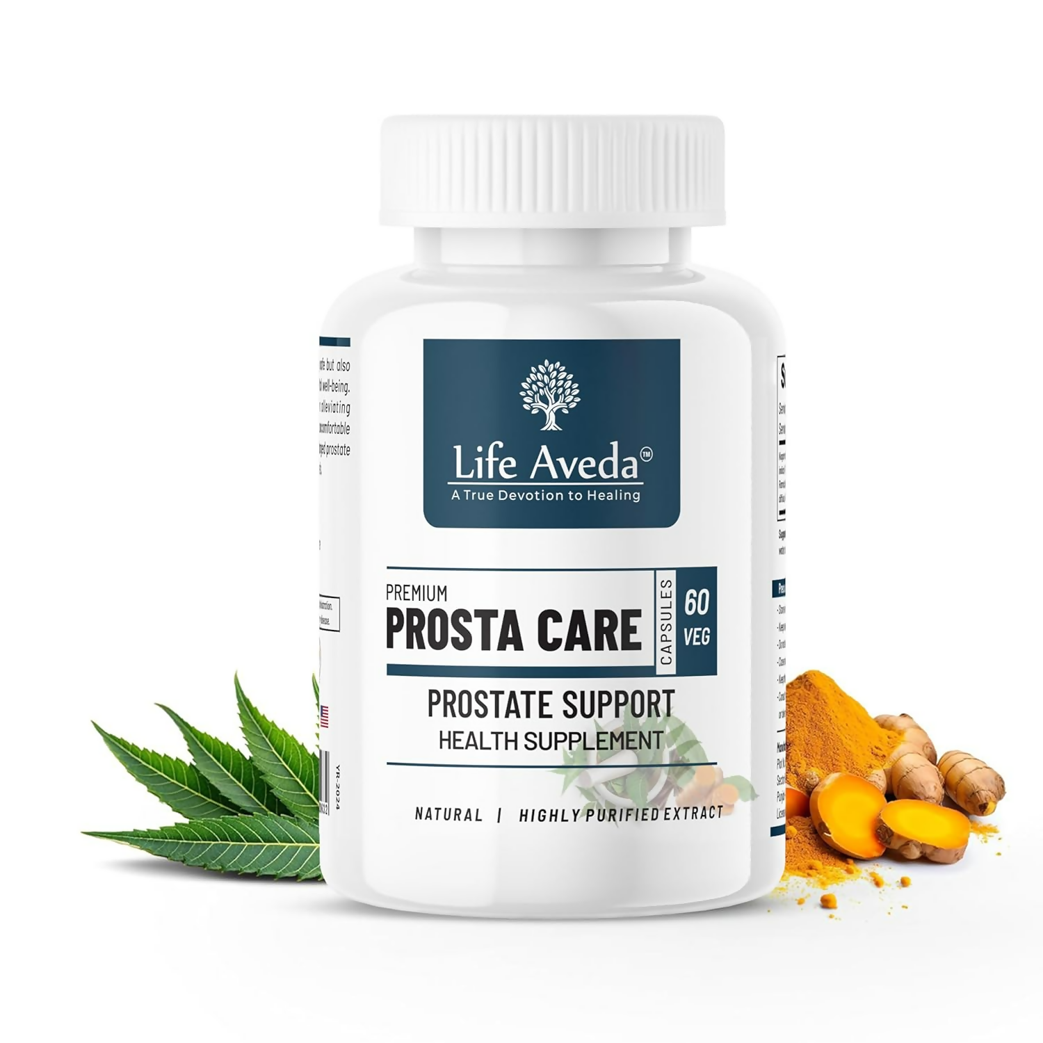 Life Aveda 100% Natural Ayurvedic Premium Prosta Care Capsule For Men's | Grocsy