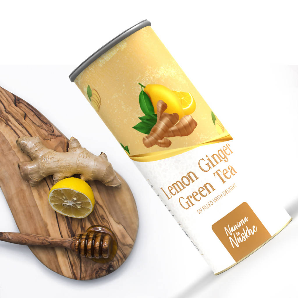 Dibha Lemon Ginger Green Tea | Grocsy