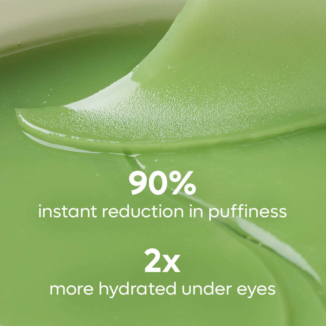 mCaffeine Green Tea Hydrogel Under Eye Patches for Fine Lines | Grocsy