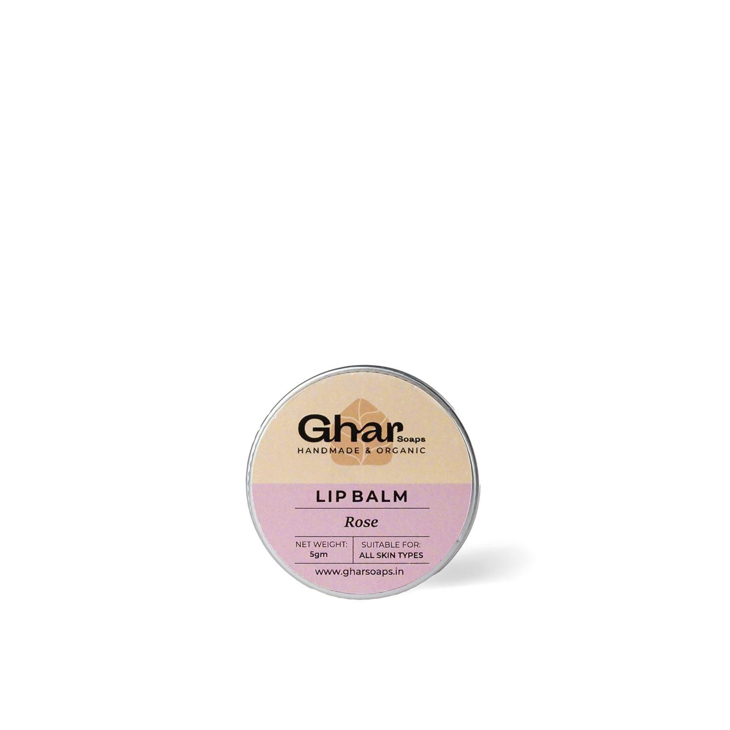 Ghar Soaps Rose Lip Balm For Dry Damaged & Chapped Lips | Grocsy