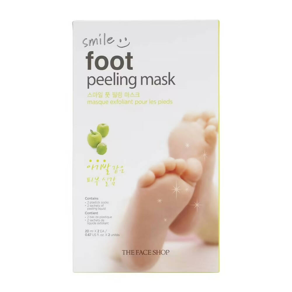 The Face Shop Smile Foot Peeling Mask - Korean Skincare | Grocsy