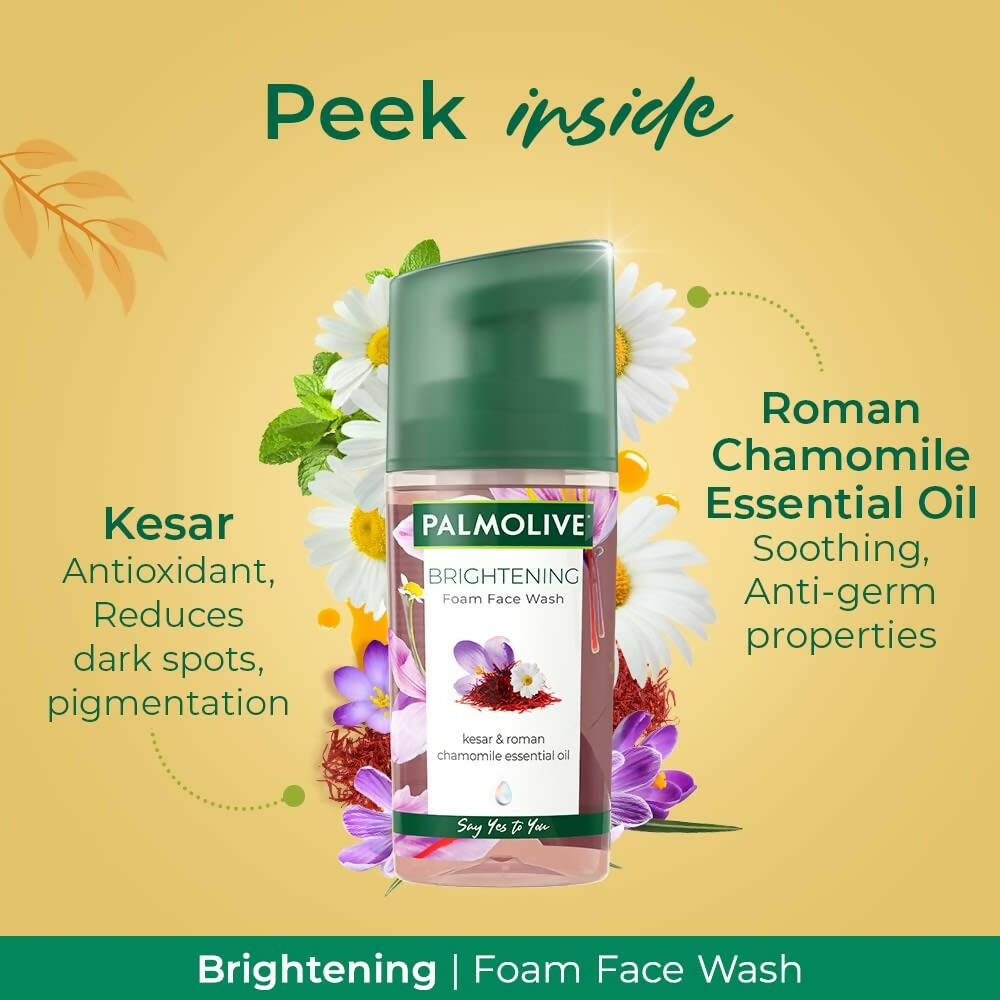 Palmolive Brightening Foam Face Wash | Grocsy