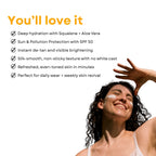 Detoxie Bright Summer Combo - SPF50 Sunscreen Gel & Detan Cream Mask | Grocsy