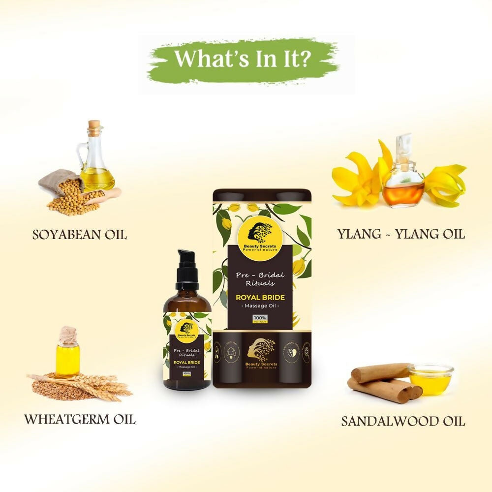 Beauty Secrets Royal Bride Body Massage Oil | Grocsy