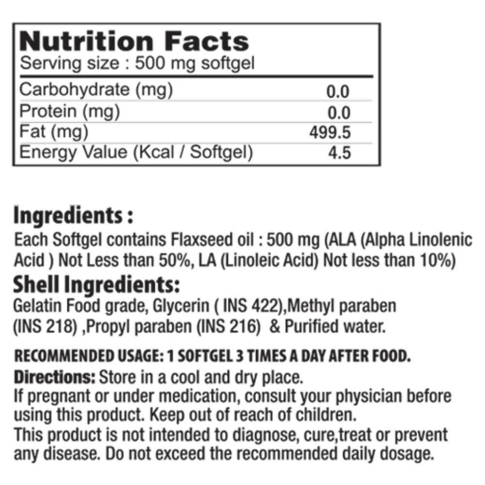 Curegarden Natural Omega Flax | Grocsy