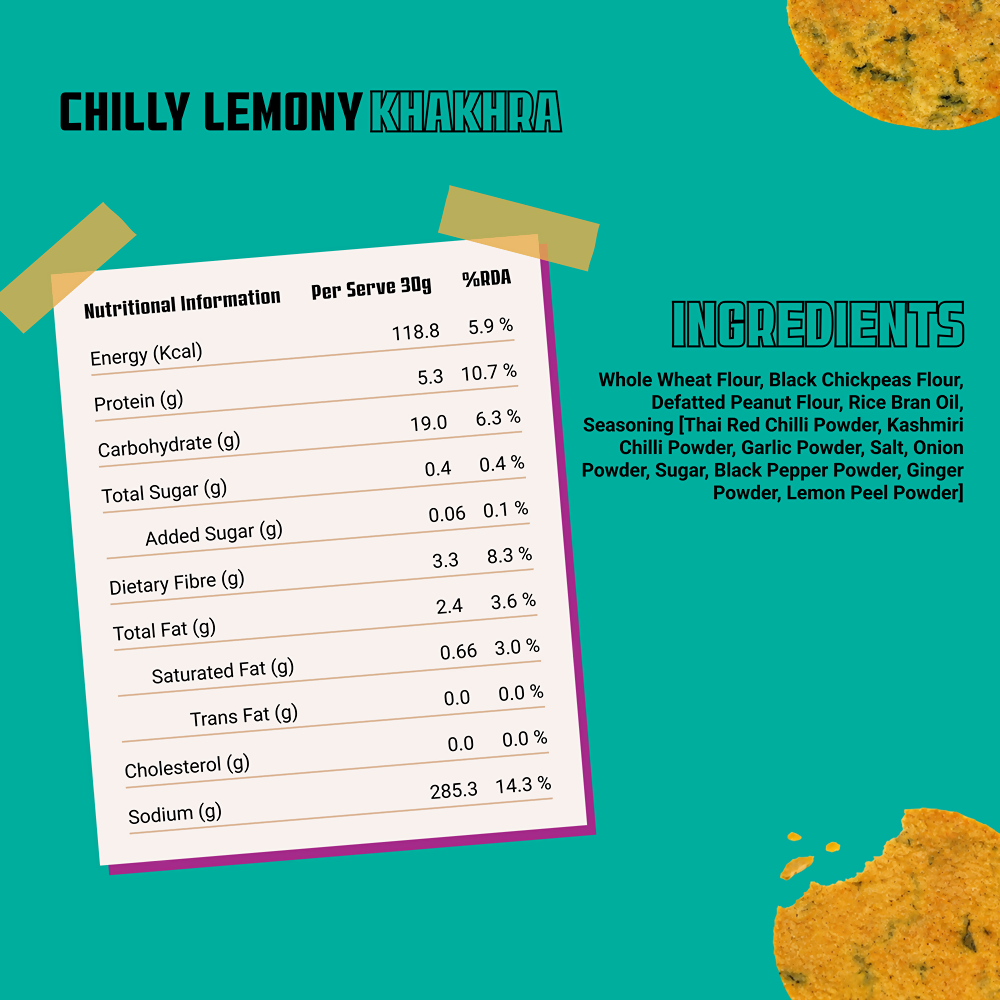 Knacks Coin Khakhra Crisps - Chilly Lemony Flavour | Grocsy