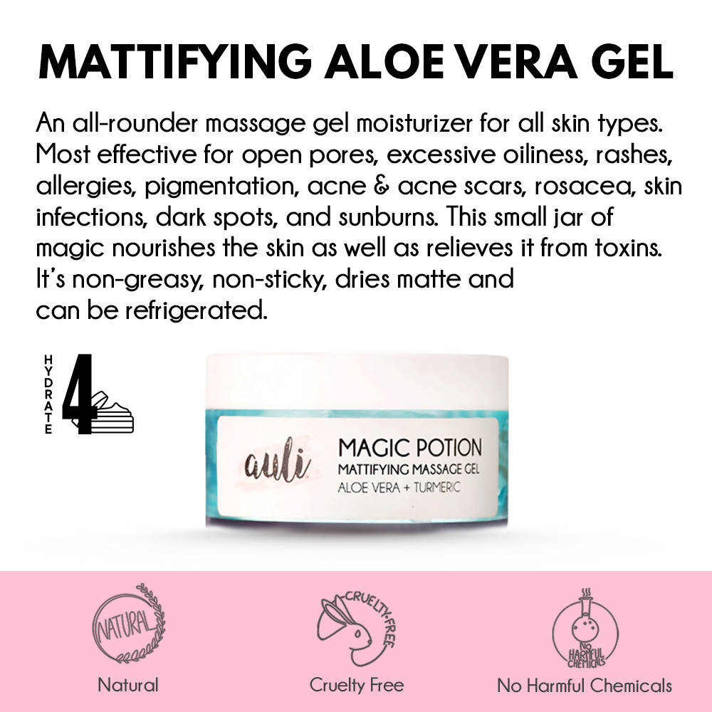 Auli Magic Potion Mattifying Massage Gel | Grocsy