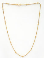 NVR Women's Set of 3 Gold-Polished Minimal Chain | Grocsy
