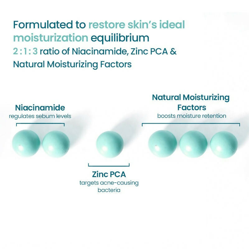 Wishcare 2:1:3 NMF Water Gel Moisturizer for Oily & Sensitive Skin, Oil-Free | Grocsy