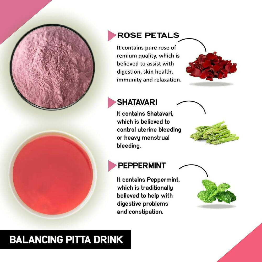 Just Vedic Balancing Pitta Drink Mix | Grocsy