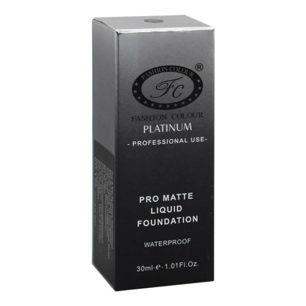 Fashion Colour Pro Matte Liquid Foundation-Warm Beige (Medium to Fair) | Grocsy
