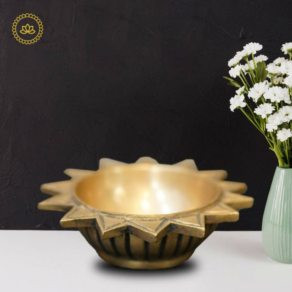 Brass Surya Diya | Grocsy