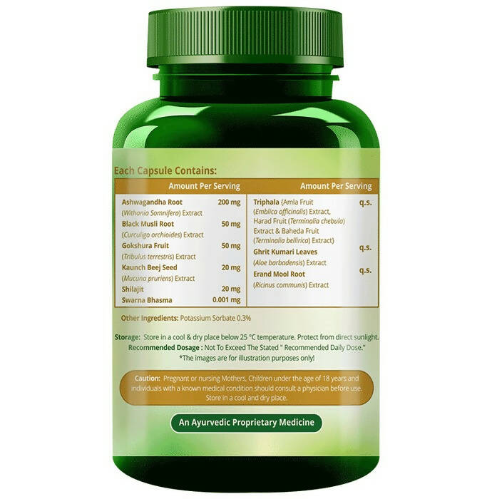 Himalayan Organics Ashwagandha Gold+ Capsules | Grocsy