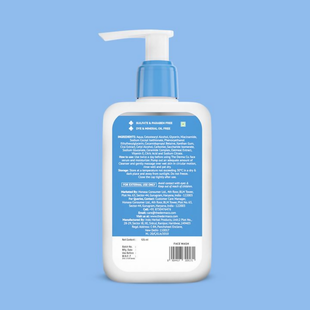 The Derma Co 2% Niacinamide Gentle Skin Cleanser for Sensitive, Dry & Normal Skin | Grocsy