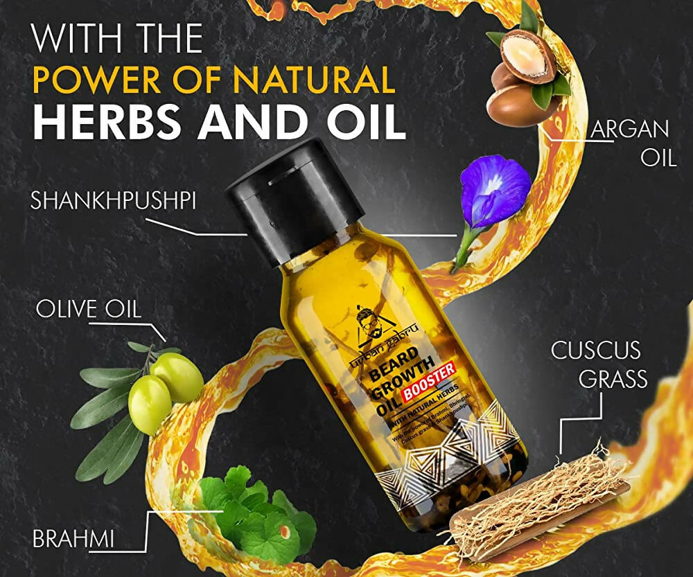 Urbangabru Beard Growth Oil Booster | Grocsy