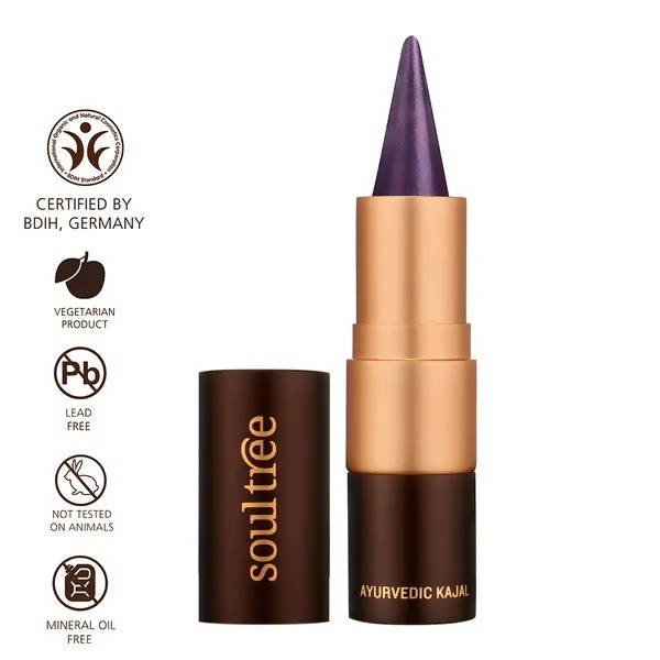 Soultree Ayurvedic Violet Bainganee Kajal | Grocsy