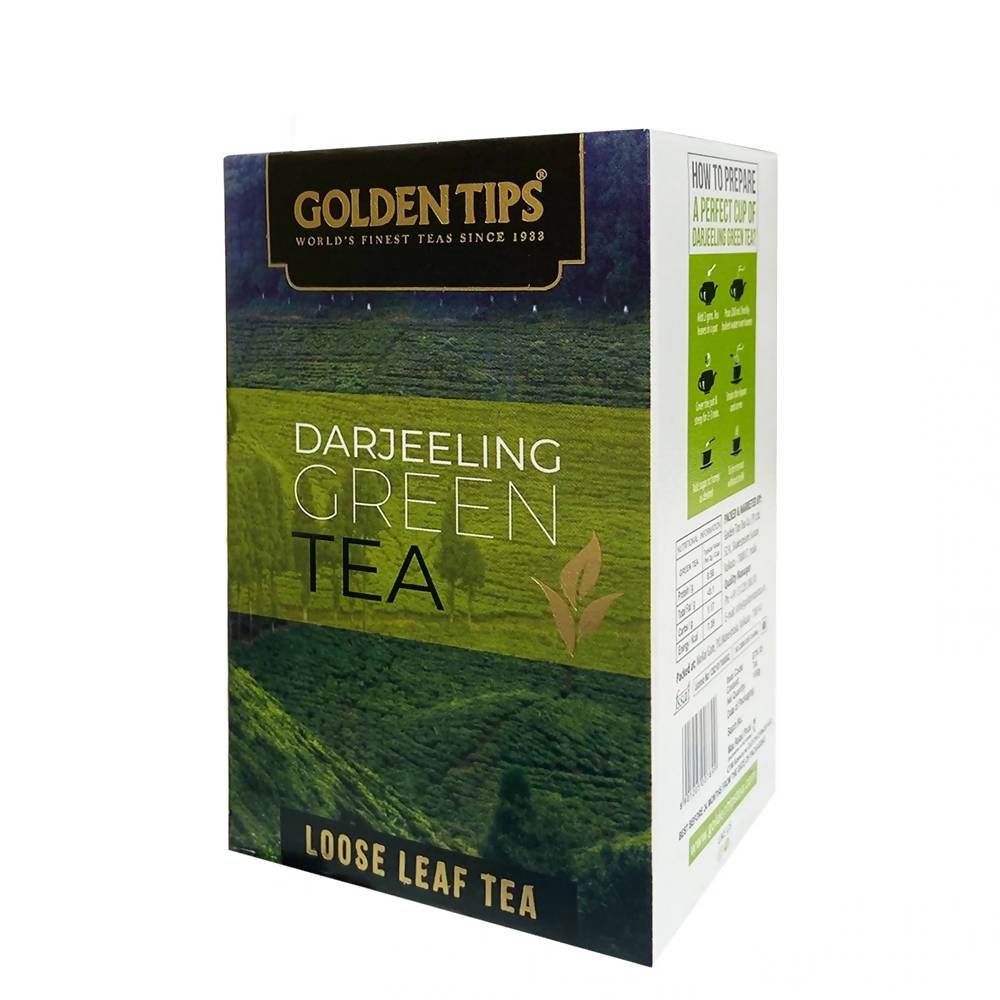 Golden Tips Darjeeling Green Tea Loose Leaf Tea | Grocsy