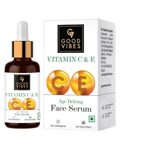 Good Vibes Vitamin C & E Age Defying Face Serum | Grocsy