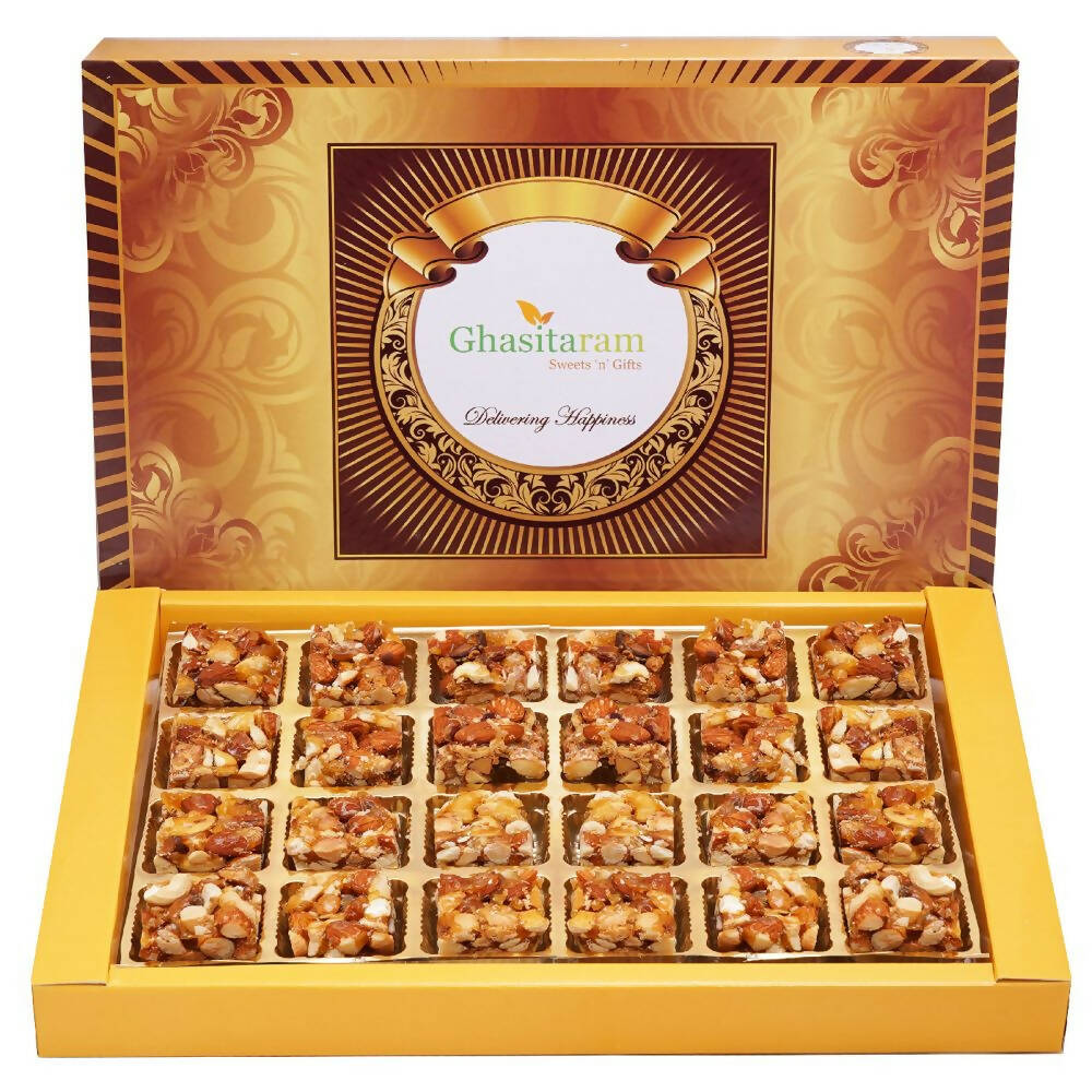 Ghasitaram Gud (Jaggery) Dry Fruit Bites With No Added Sugar | Grocsy
