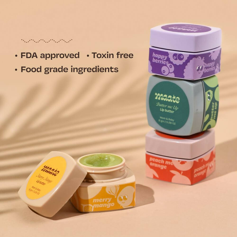 Maate Lip Butter | Packed with Mangoes For Ultra Hydrating Lips | Grocsy