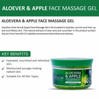 Oxyglow Herbals Aloevera Apple Face Massage Gel | Grocsy