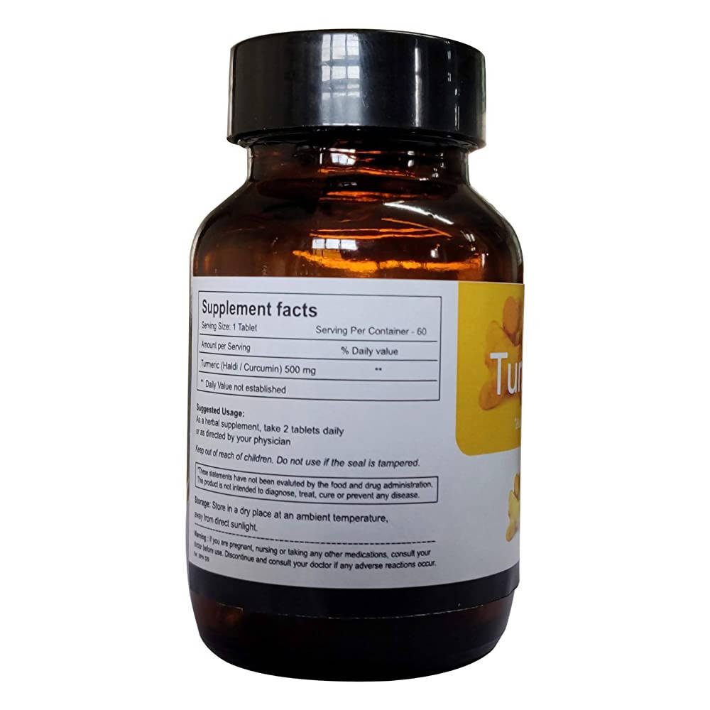 Herb Essential Turmeric Tablets | Grocsy