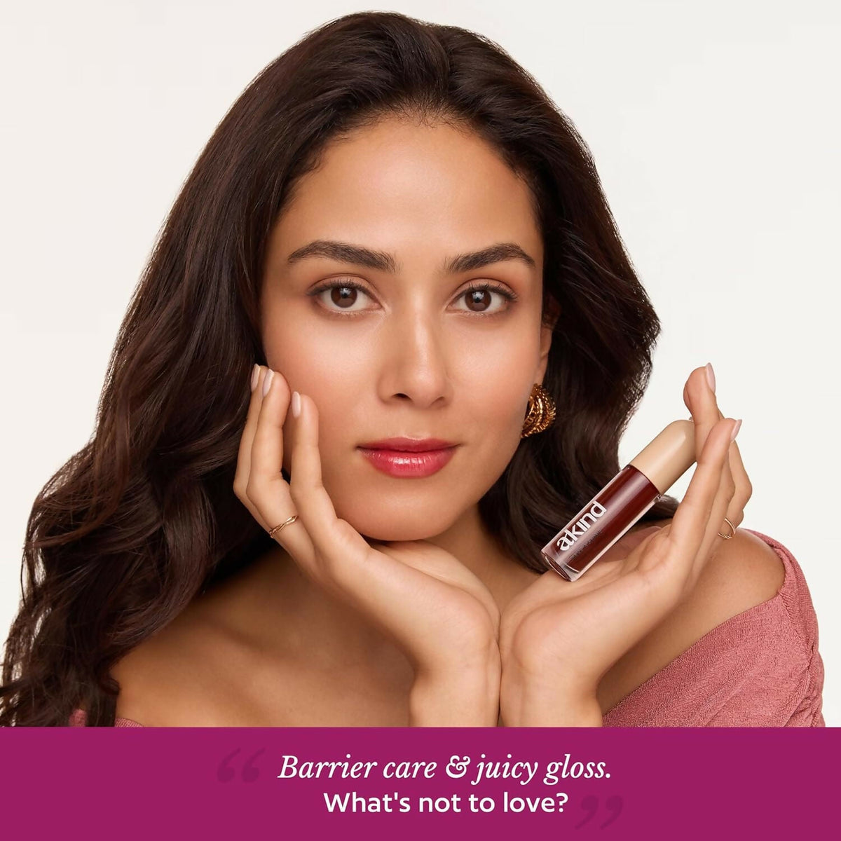 Akind Take A Shine Tinted Lip Gloss Oil - 06 Day Dream | Grocsy