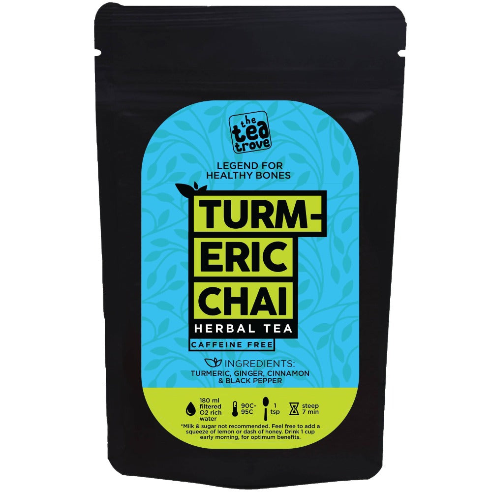 The Tea Trove - Turmeric Chai Herbal Tea | Grocsy