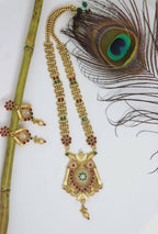 Joban Fashion Brass With Rajwadi Polish Necklace Set | Grocsy