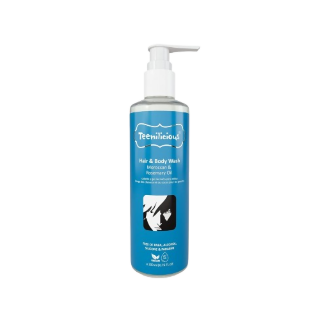 Teenilicious Hair & Body Wash With Moroccan & Rosemary Oil | Grocsy